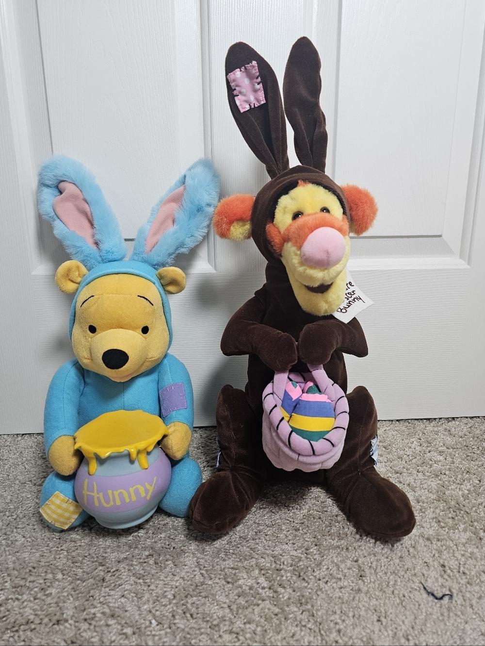 Winnie The Pooh Applause Plush And Disney Tigger Easter Plush